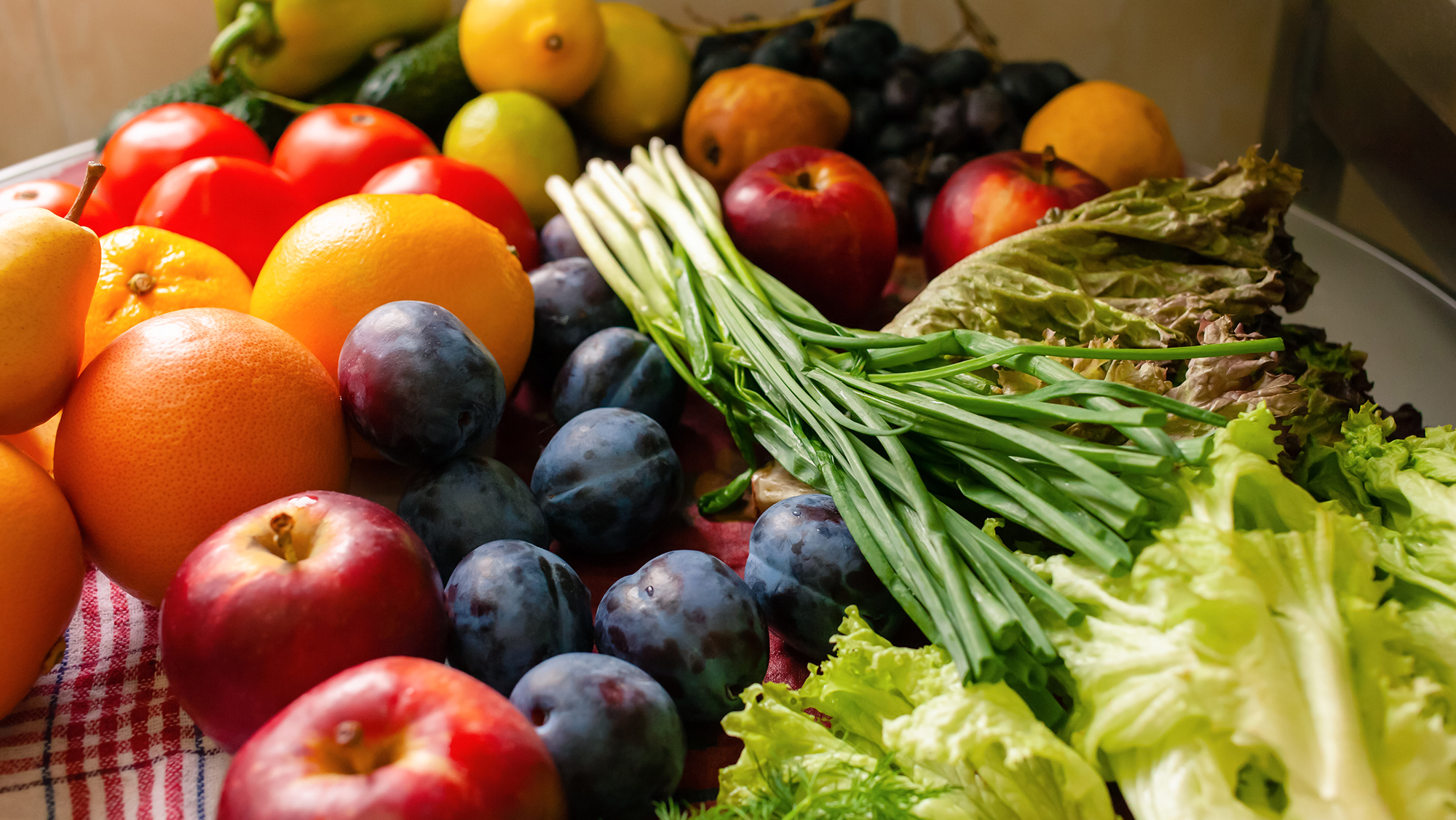 Fresh fruits and vegetables in-season at Fresh Farms Wheeling